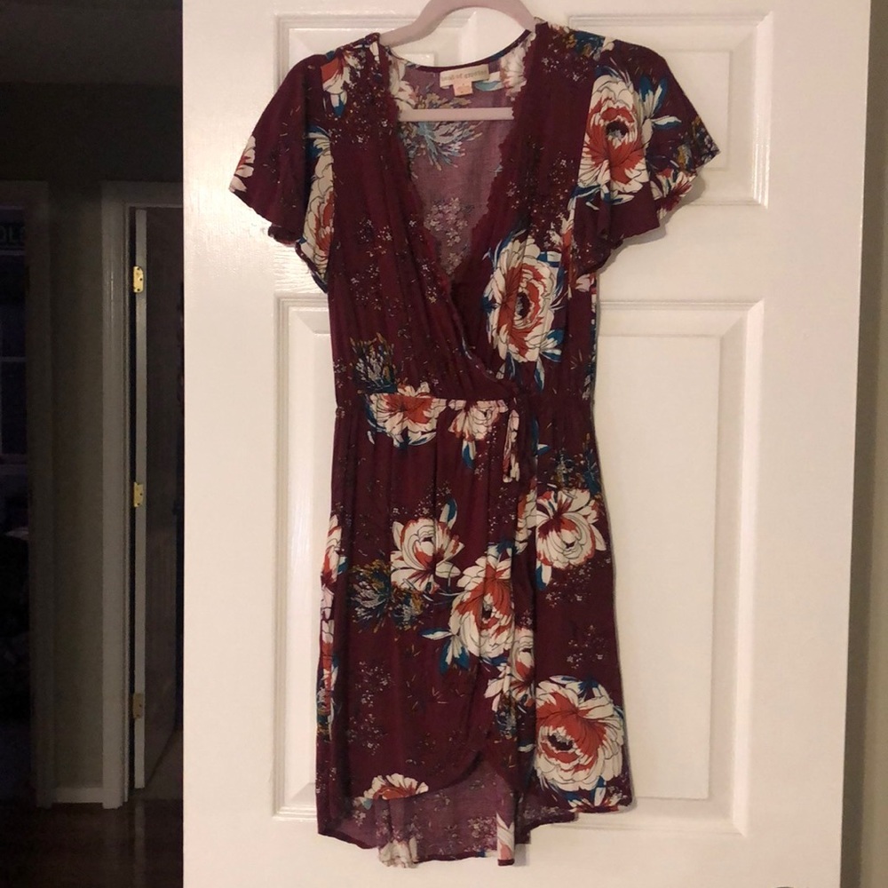 Floral Wrap Dress